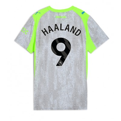 Manchester City Erling Haaland #9 3rd trikot Frauen 2025-26 Kurzarm Manchester City Erling Haaland #9 3rd trikot Frauen 2025-26 Kurzarm